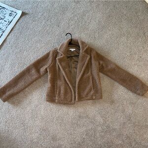 Brown Teddy Coat Jacket